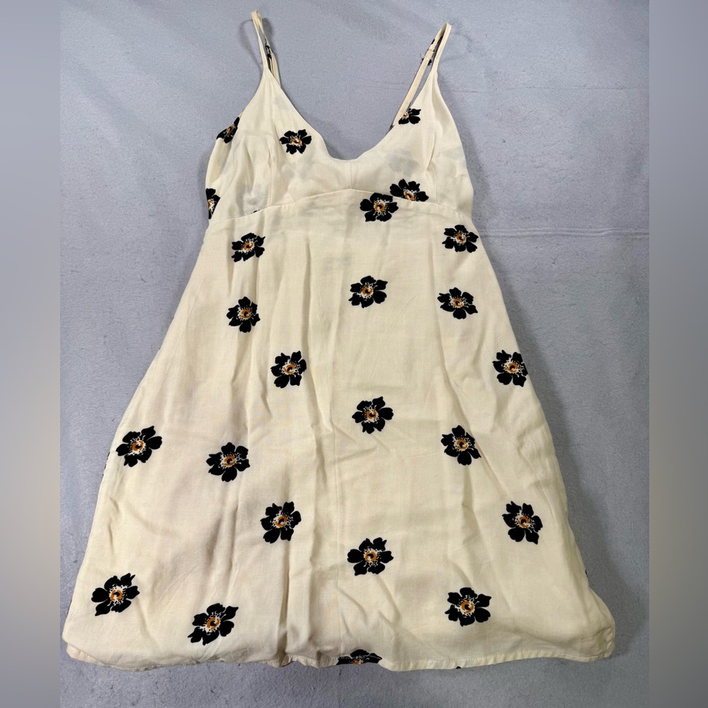 Lira Cream Floral Mini Dress